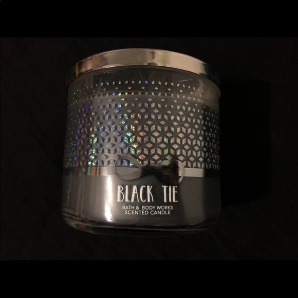 Bath & Body Works Other - Bath & Body Works Black Tie 3-Wick Candle Holo Bath & Body Works Other - Bath & Body Works Black Tie 3-Wick Candle Holo